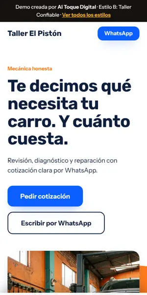 Estilo B para Talleres